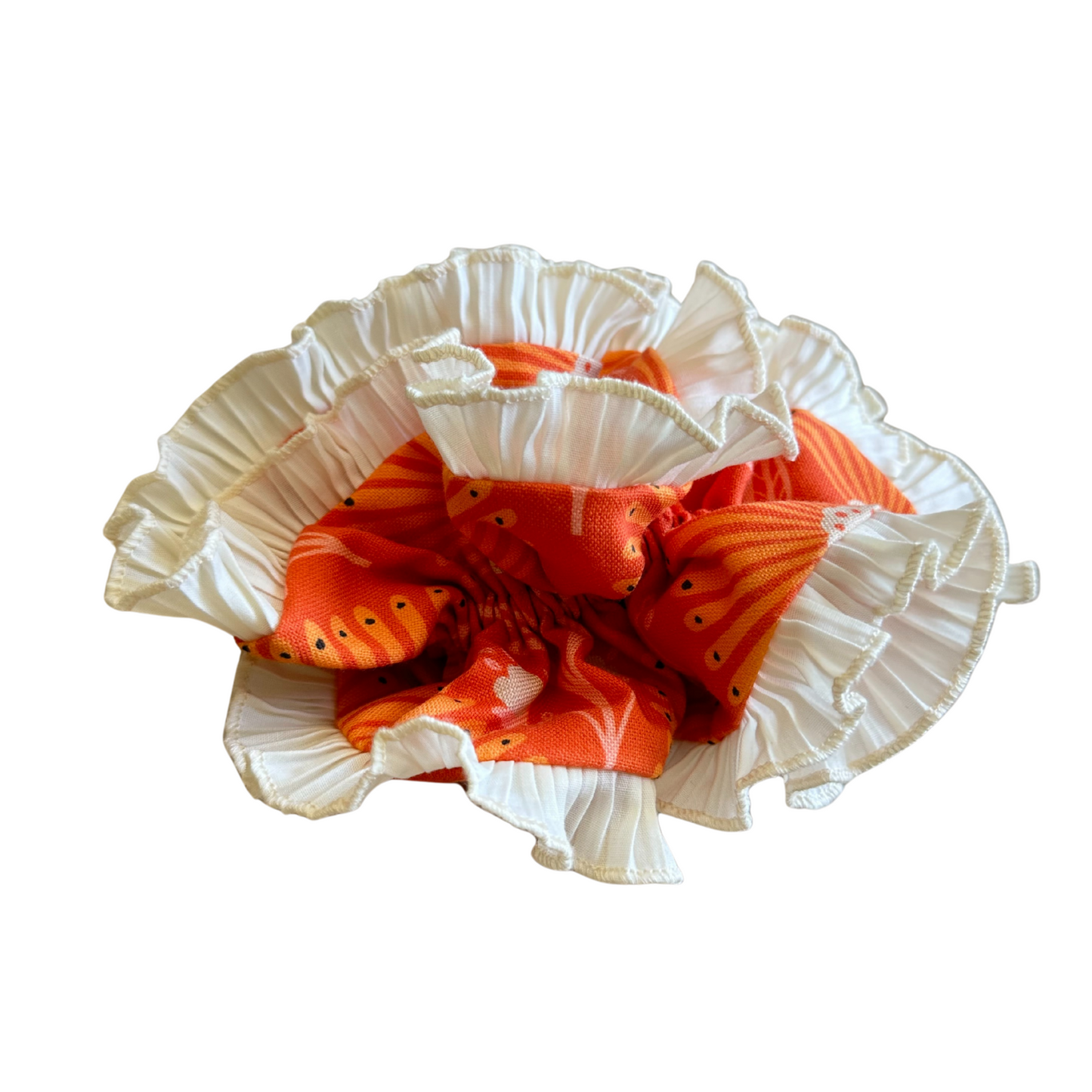 Flores Laranja e Branco