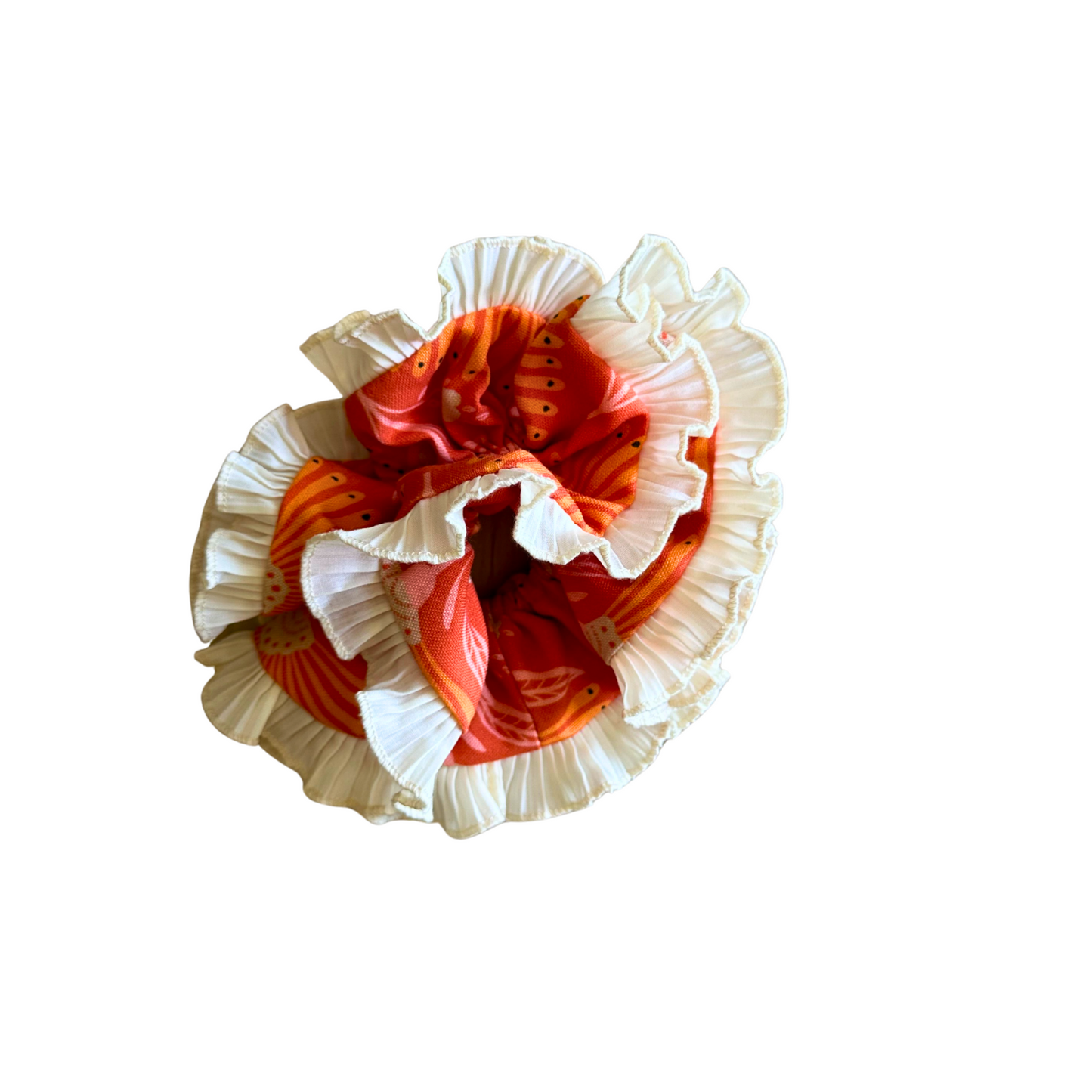 Flores Laranja e Branco